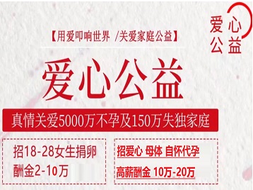 涞源捐卵助孕生子 爱心志愿者招募